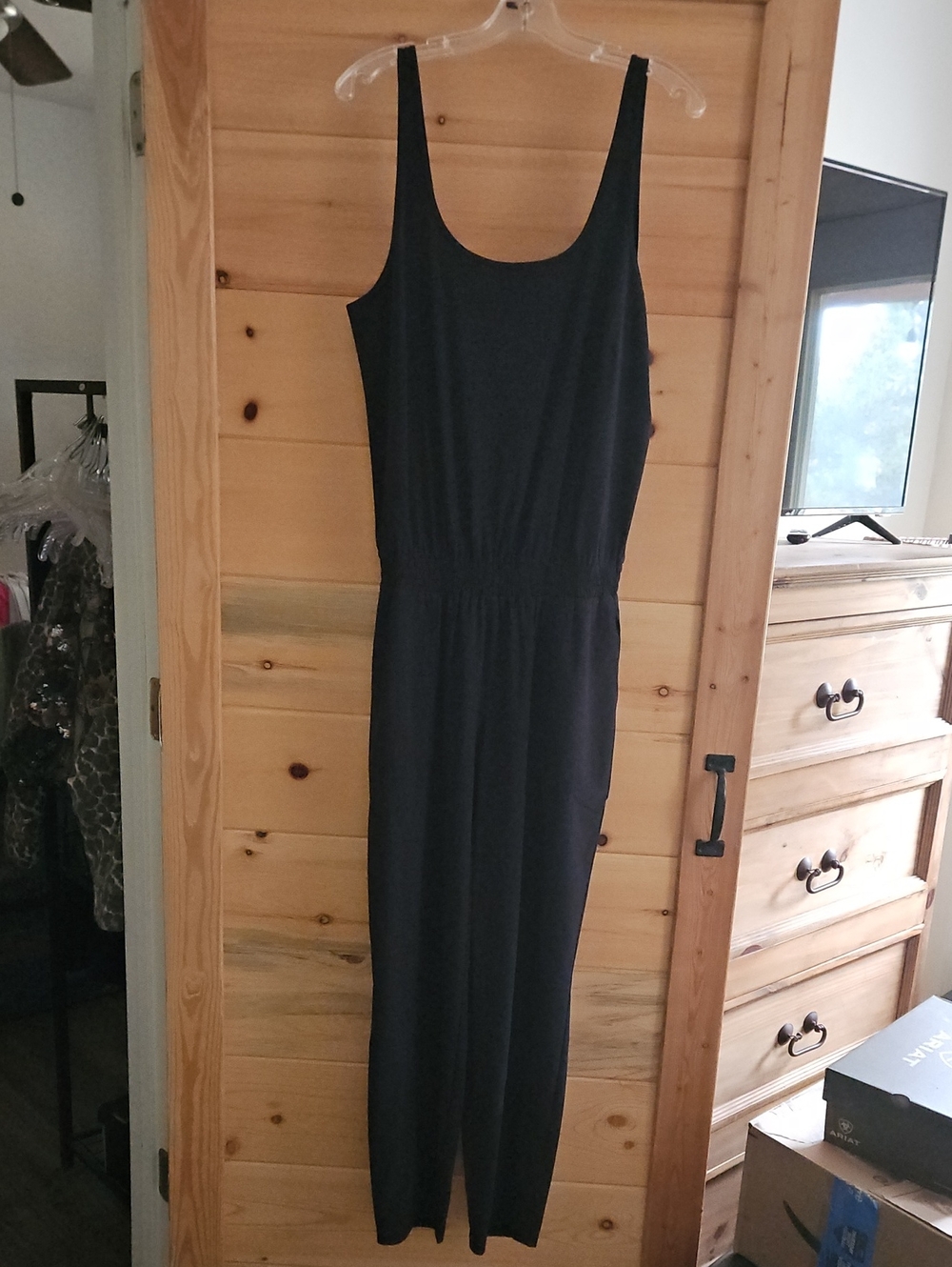 Athleta Classic Black Women's Sleeveless Jumpsuit